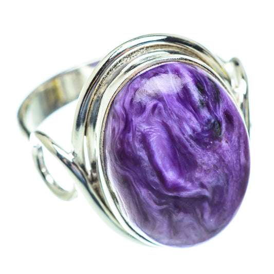 Charoite Rings handcrafted by Ana Silver Co - RING53940