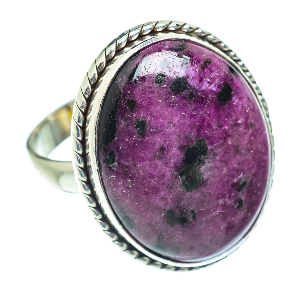 Ruby Fuchsite Rings handcrafted by Ana Silver Co - RING54007