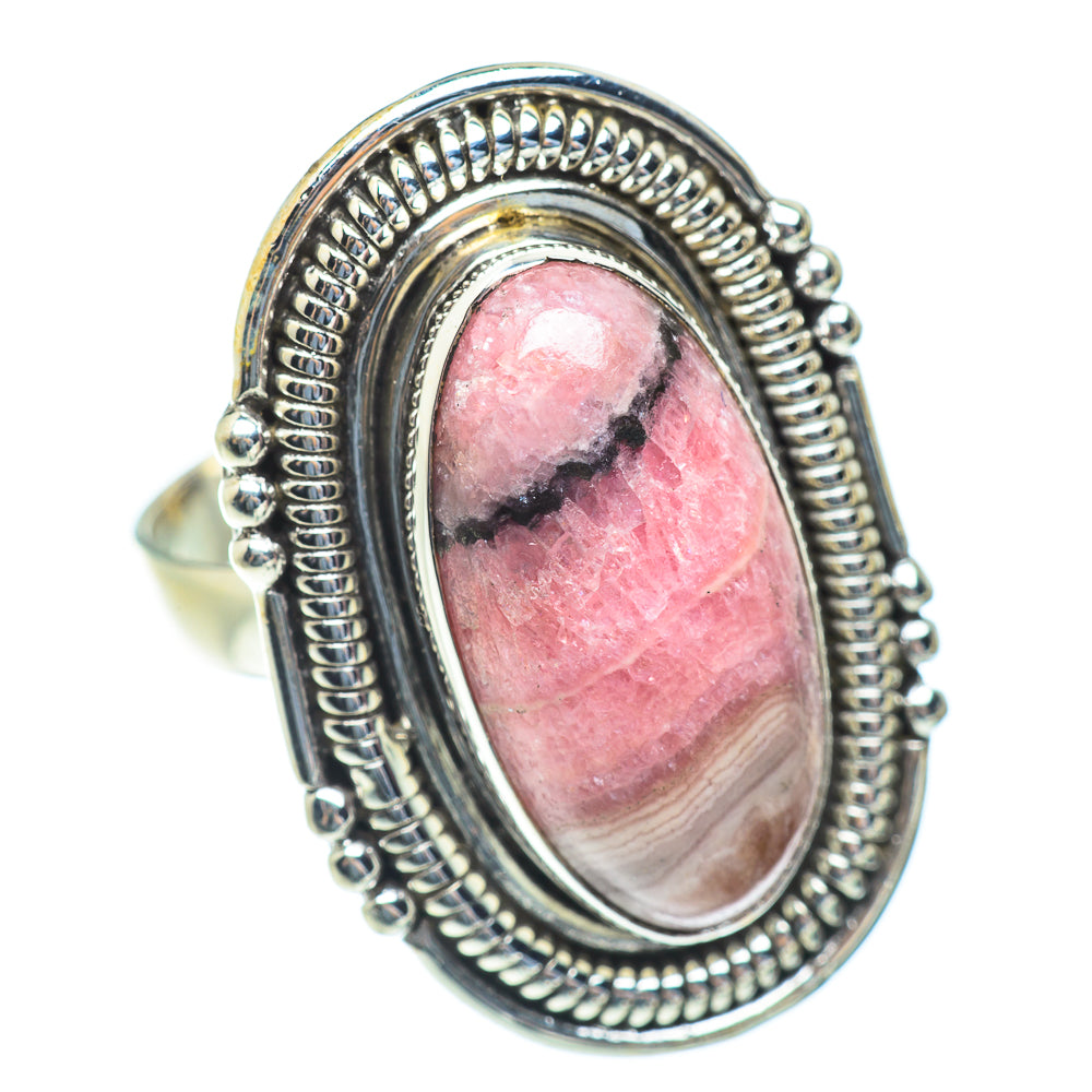 Rhodonite Rings handcrafted by Ana Silver Co - RING54008