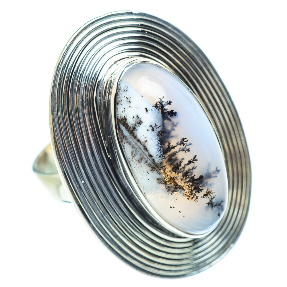 Dendritic Opal Rings handcrafted by Ana Silver Co - RING54023