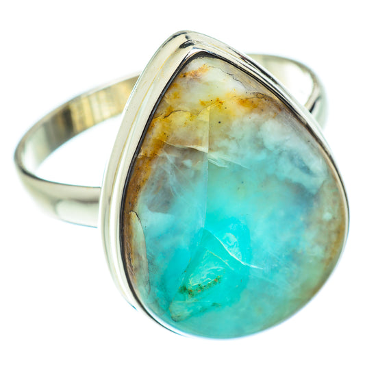 Peruvian Opal Rings handcrafted by Ana Silver Co - RING54036