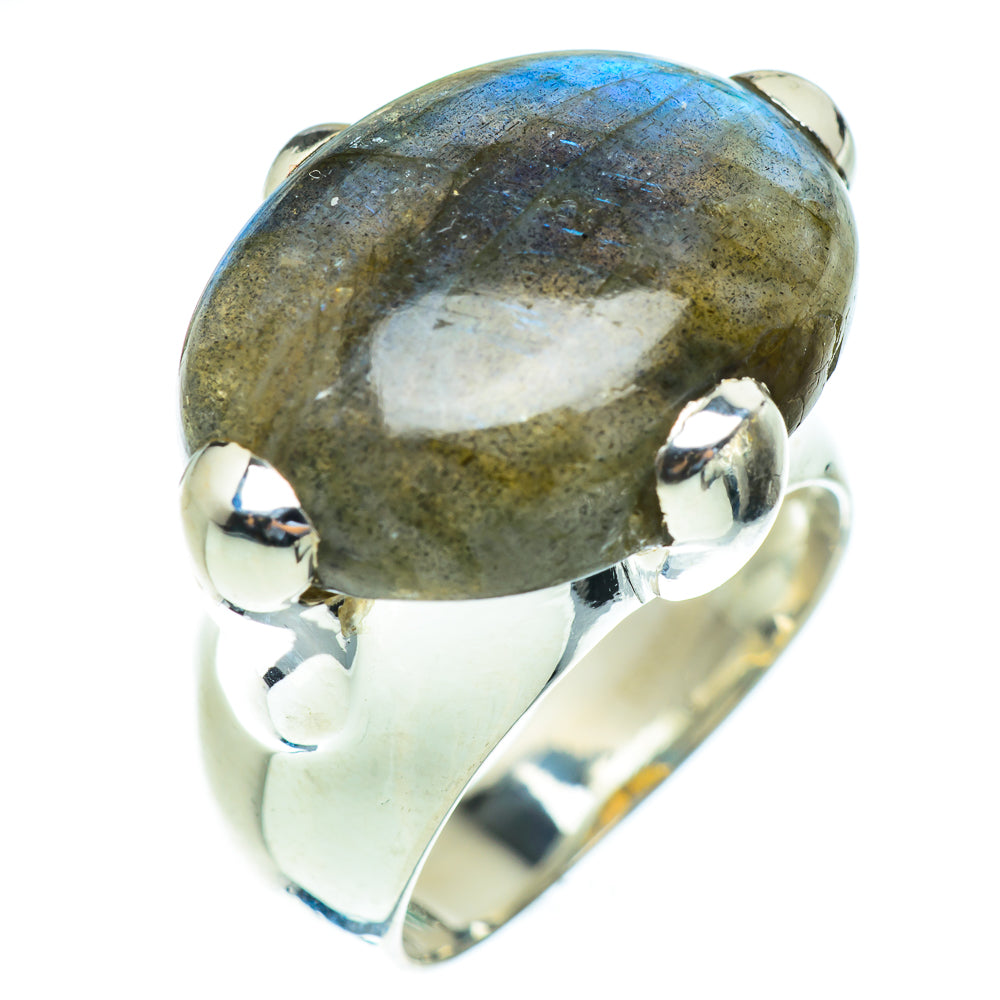 Labradorite Rings handcrafted by Ana Silver Co - RING54041
