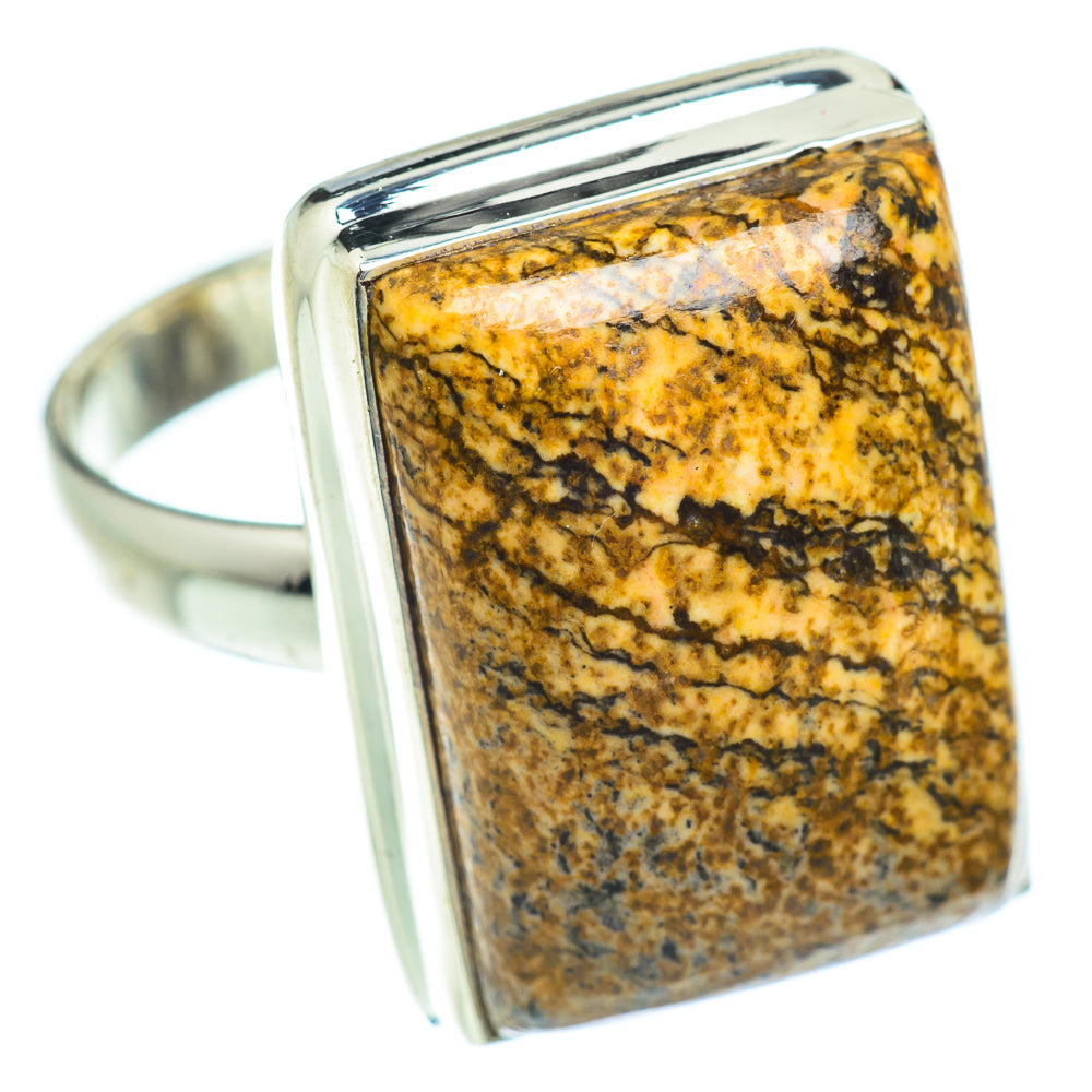 Picture Jasper Rings handcrafted by Ana Silver Co - RING54050