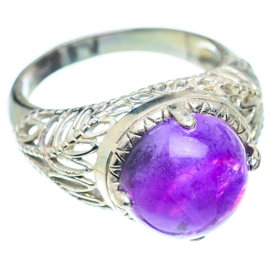 Amethyst Rings handcrafted by Ana Silver Co - RING54066