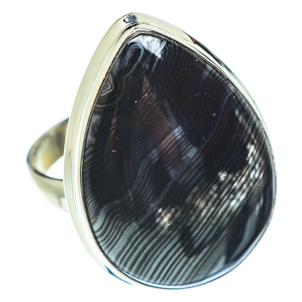 Psilomelane Rings handcrafted by Ana Silver Co - RING54072