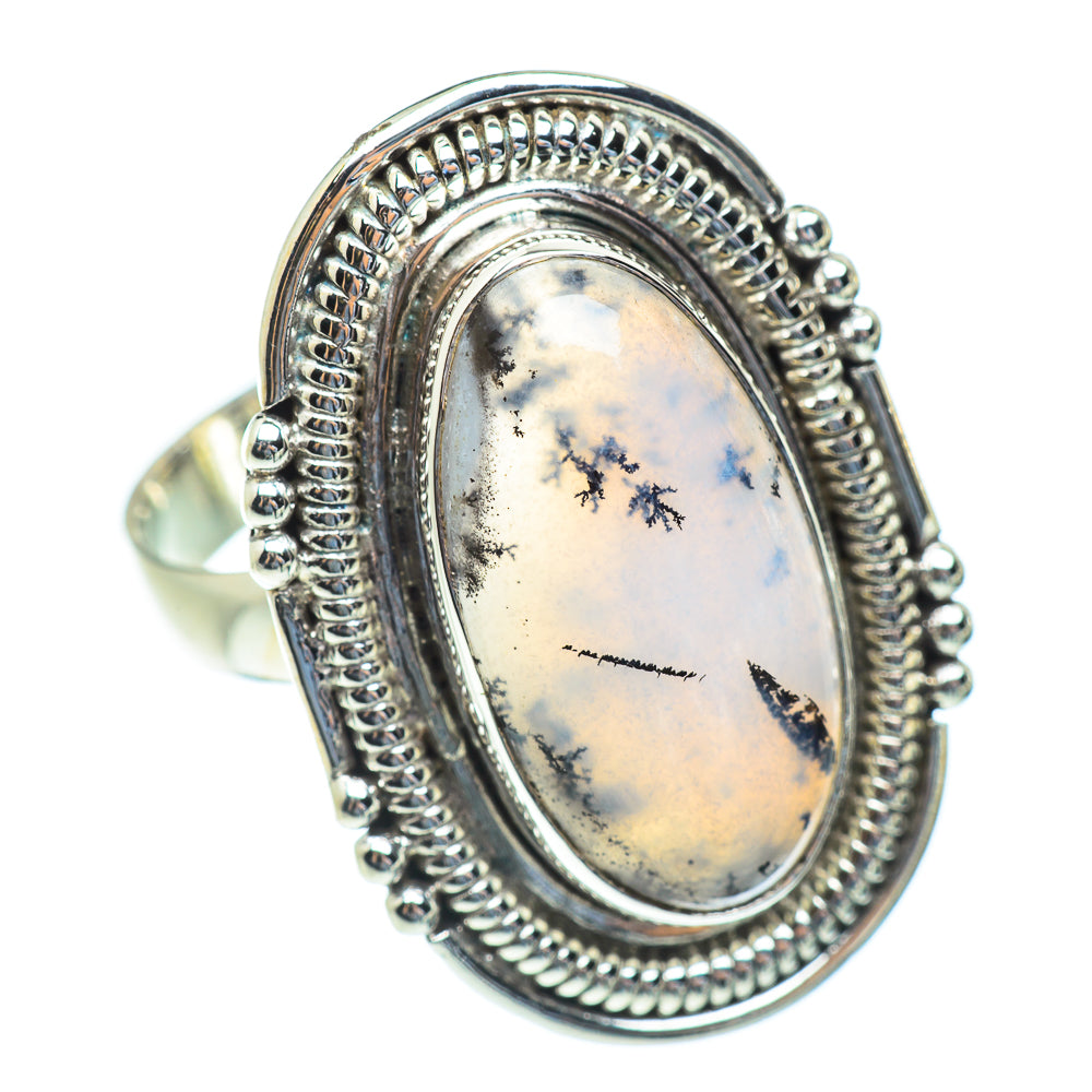 Dendritic Opal Rings handcrafted by Ana Silver Co - RING54129