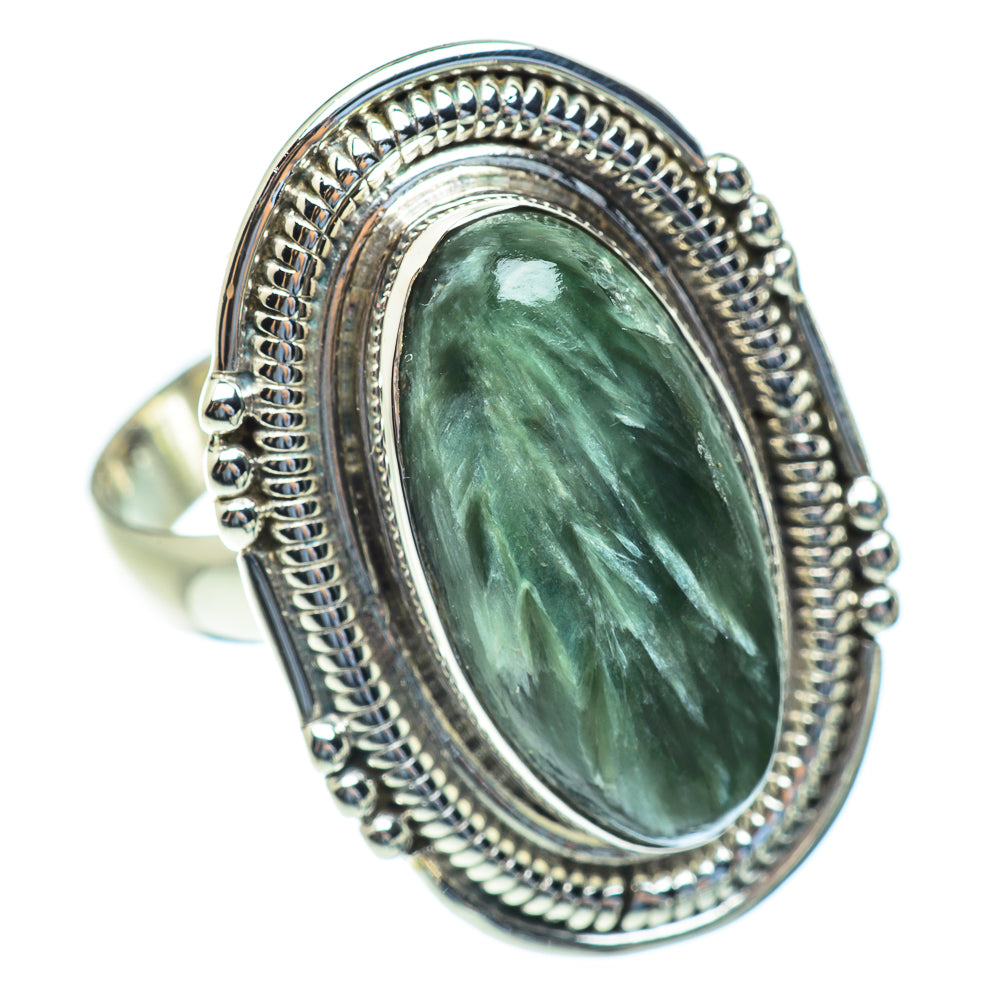 Seraphinite Rings handcrafted by Ana Silver Co - RING54143
