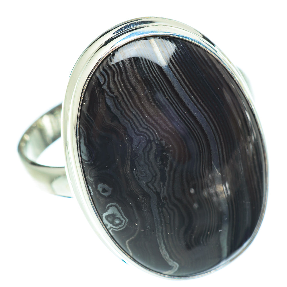 Psilomelane Rings handcrafted by Ana Silver Co - RING54163