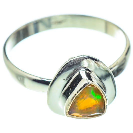 Ethiopian Opal Rings handcrafted by Ana Silver Co - RING54217