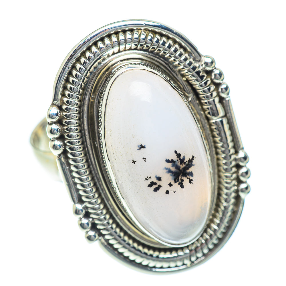 Dendritic Opal Rings handcrafted by Ana Silver Co - RING54244