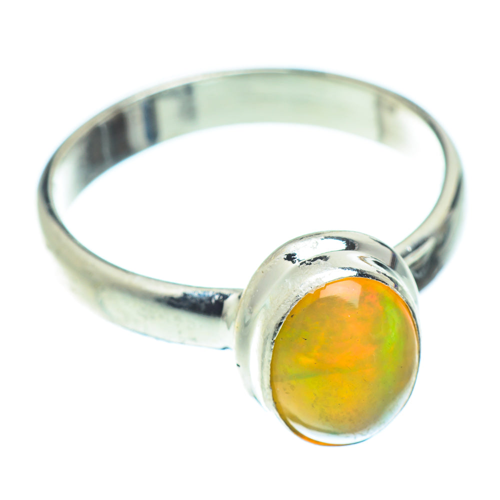 Ethiopian Opal Rings handcrafted by Ana Silver Co - RING54251