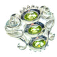 Peridot Rings handcrafted by Ana Silver Co - RING54263