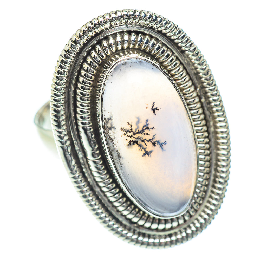 Dendritic Opal Rings handcrafted by Ana Silver Co - RING54277