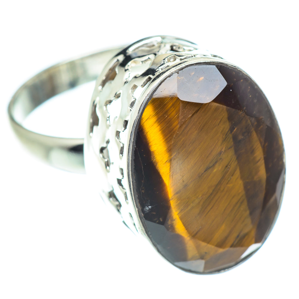 Tiger Eye Rings handcrafted by Ana Silver Co - RING54298