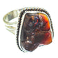 Mexican Fire Opal Rings handcrafted by Ana Silver Co - RING54325
