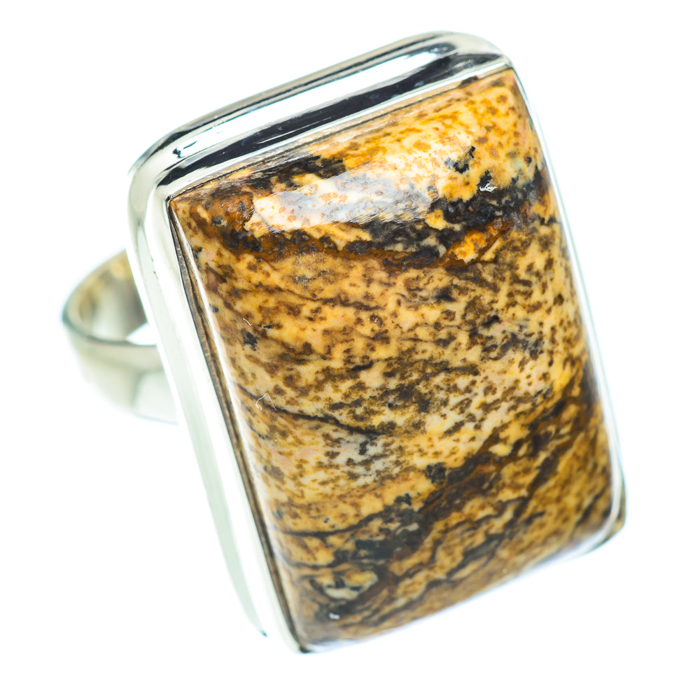 Picture Jasper Rings handcrafted by Ana Silver Co - RING54350