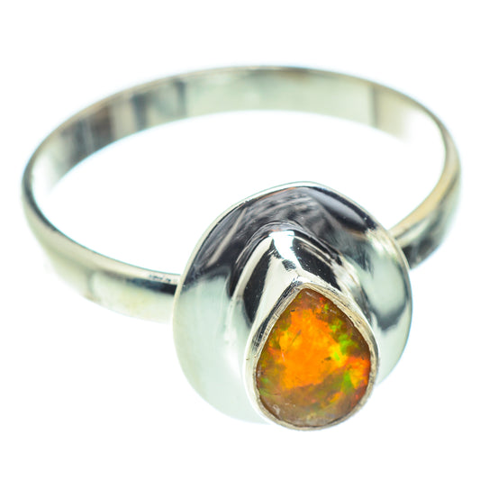 Ethiopian Opal Rings handcrafted by Ana Silver Co - RING54356