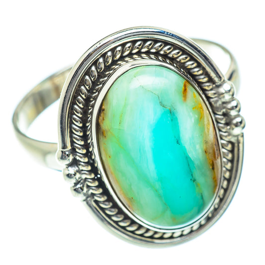 Peruvian Opal Rings handcrafted by Ana Silver Co - RING54383