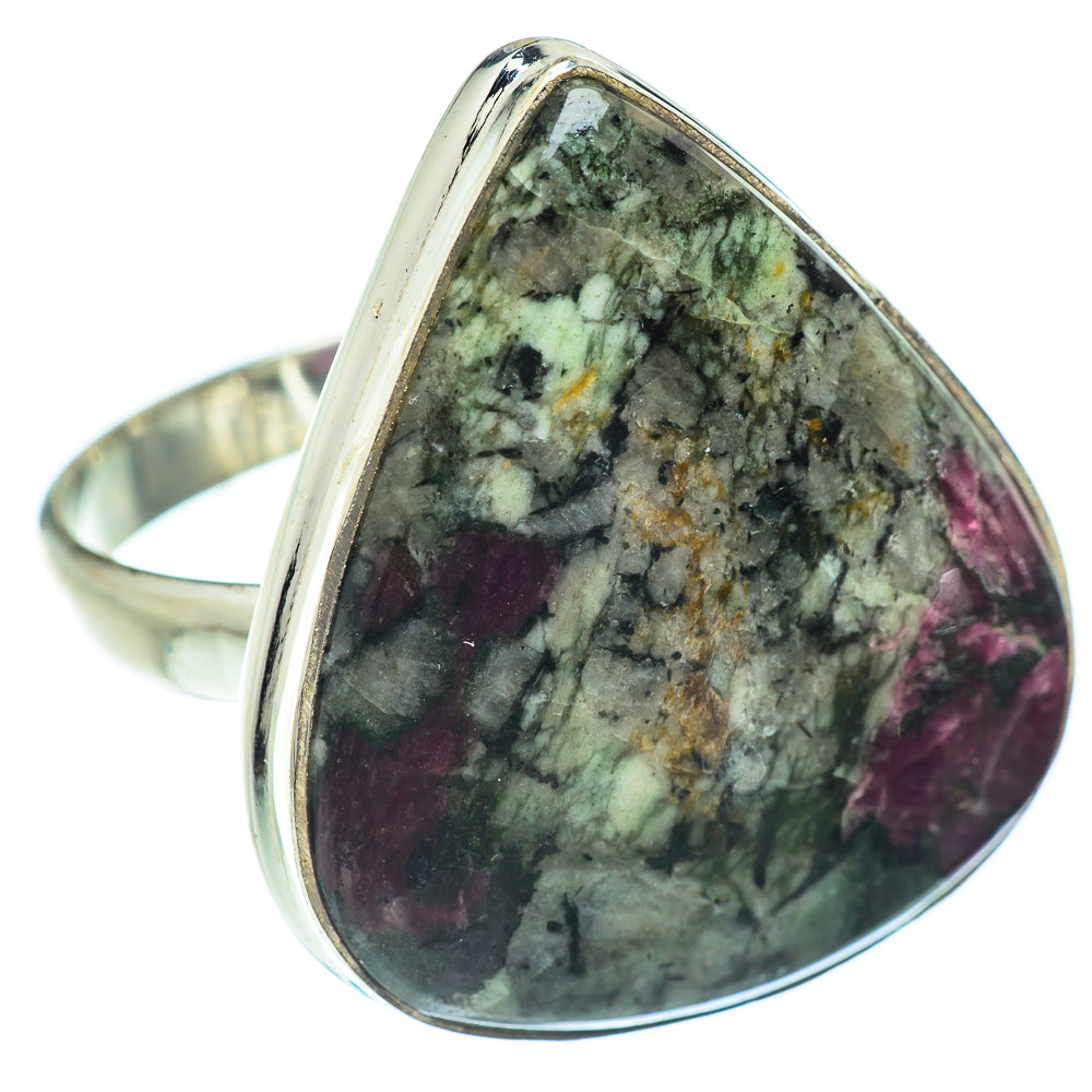 Russian Eudialyte Rings handcrafted by Ana Silver Co - RING54470