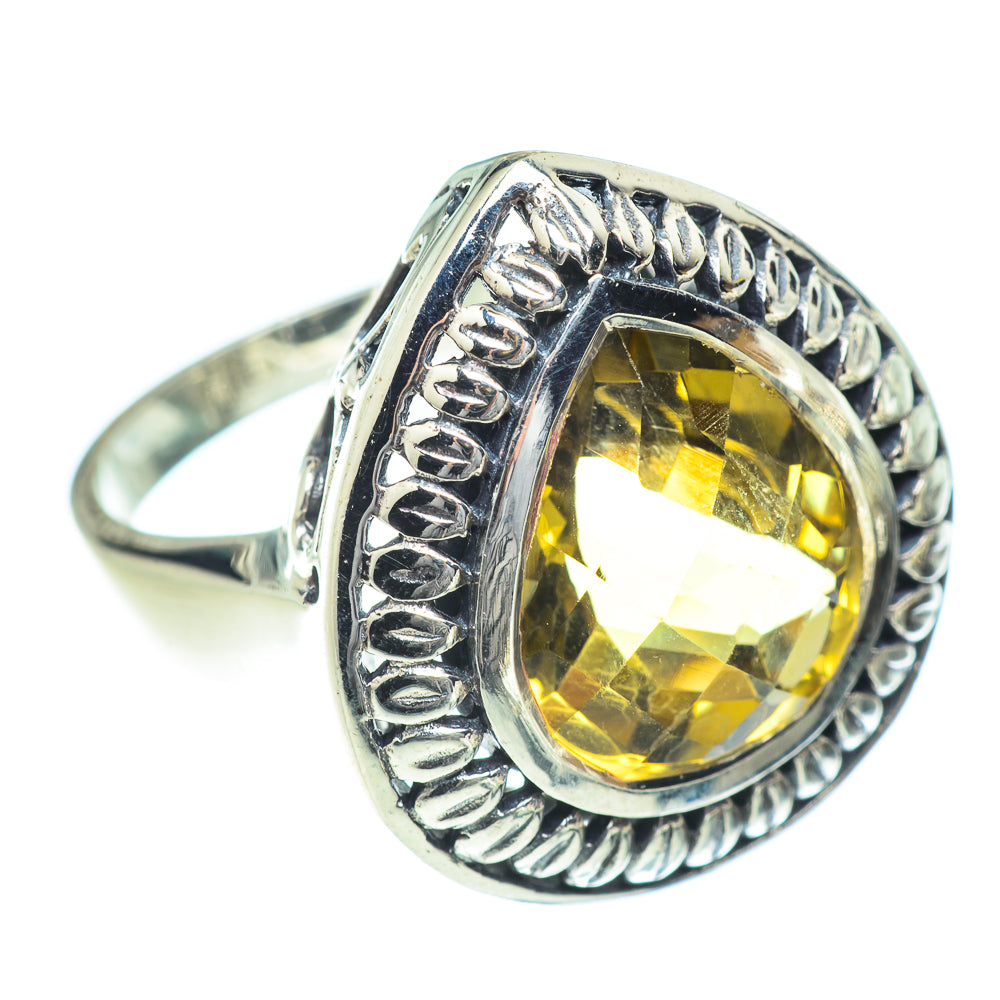 Citrine Rings handcrafted by Ana Silver Co - RING54473