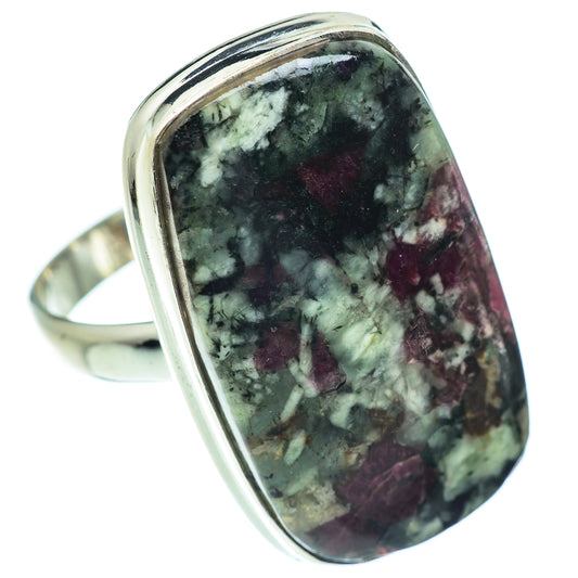 Russian Eudialyte Rings handcrafted by Ana Silver Co - RING54516