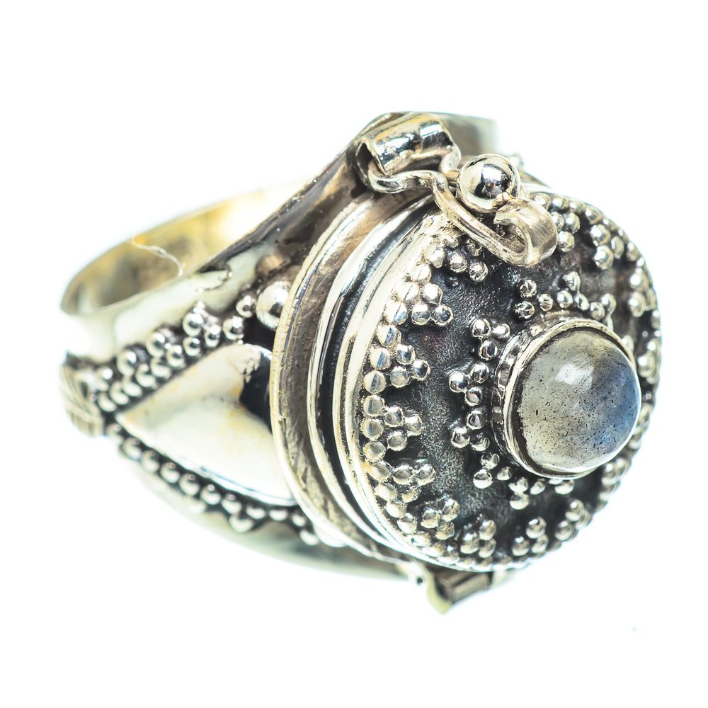 Rainbow Moonstone Rings handcrafted by Ana Silver Co - RING54530