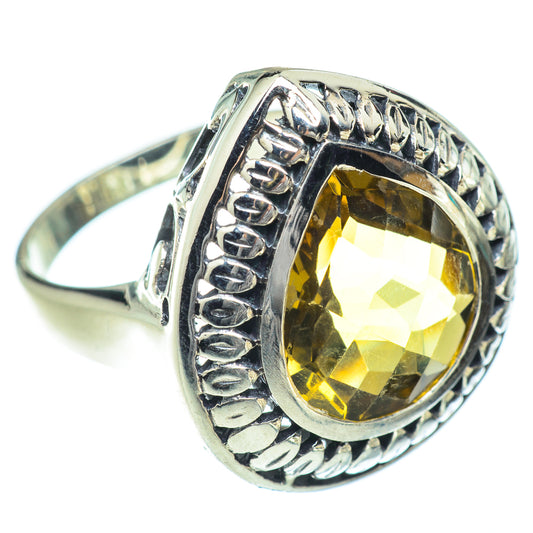 Citrine Rings handcrafted by Ana Silver Co - RING54566