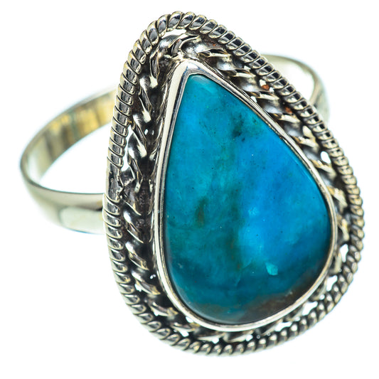 Chrysocolla Rings handcrafted by Ana Silver Co - RING54572