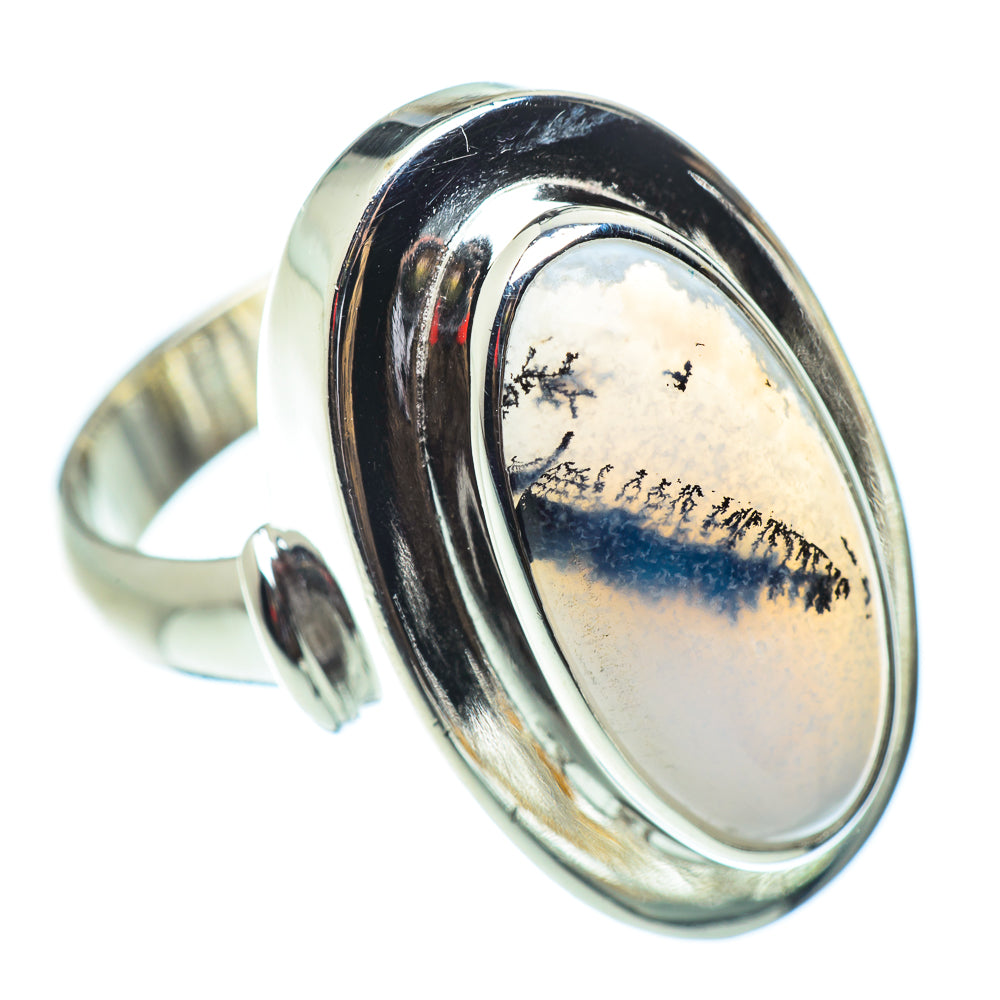 Dendritic Opal Rings handcrafted by Ana Silver Co - RING54615