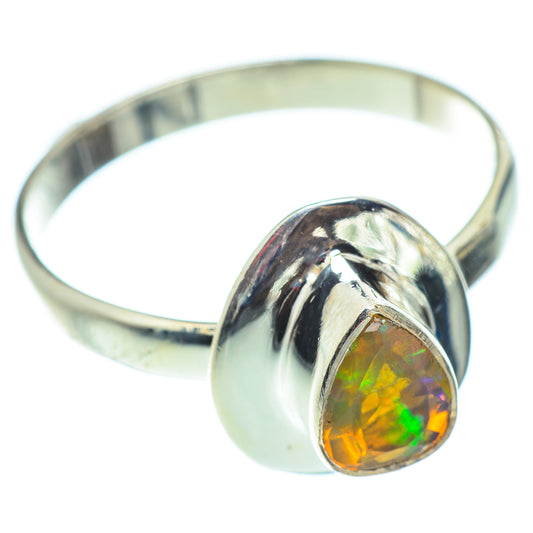 Ethiopian Opal Rings handcrafted by Ana Silver Co - RING54652