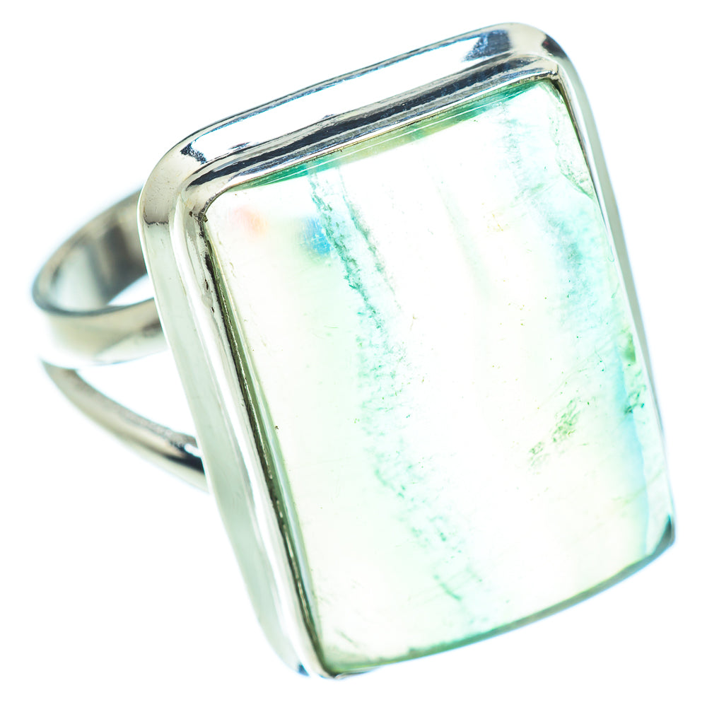 Green Fluorite Rings handcrafted by Ana Silver Co - RING54667