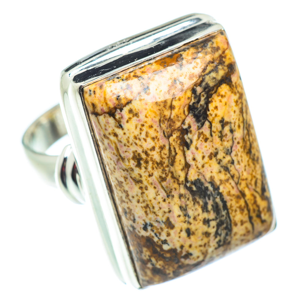 Picture Jasper Rings handcrafted by Ana Silver Co - RING54668