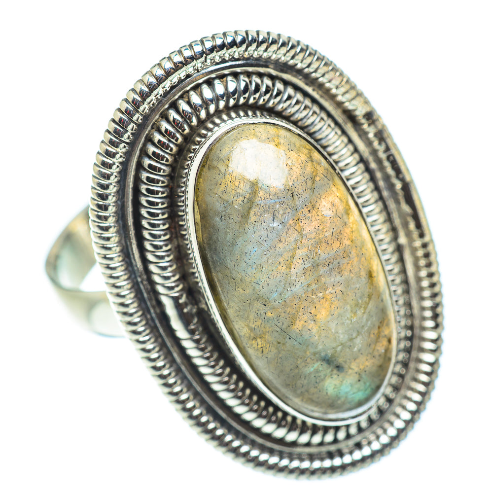 Labradorite Rings handcrafted by Ana Silver Co - RING54690