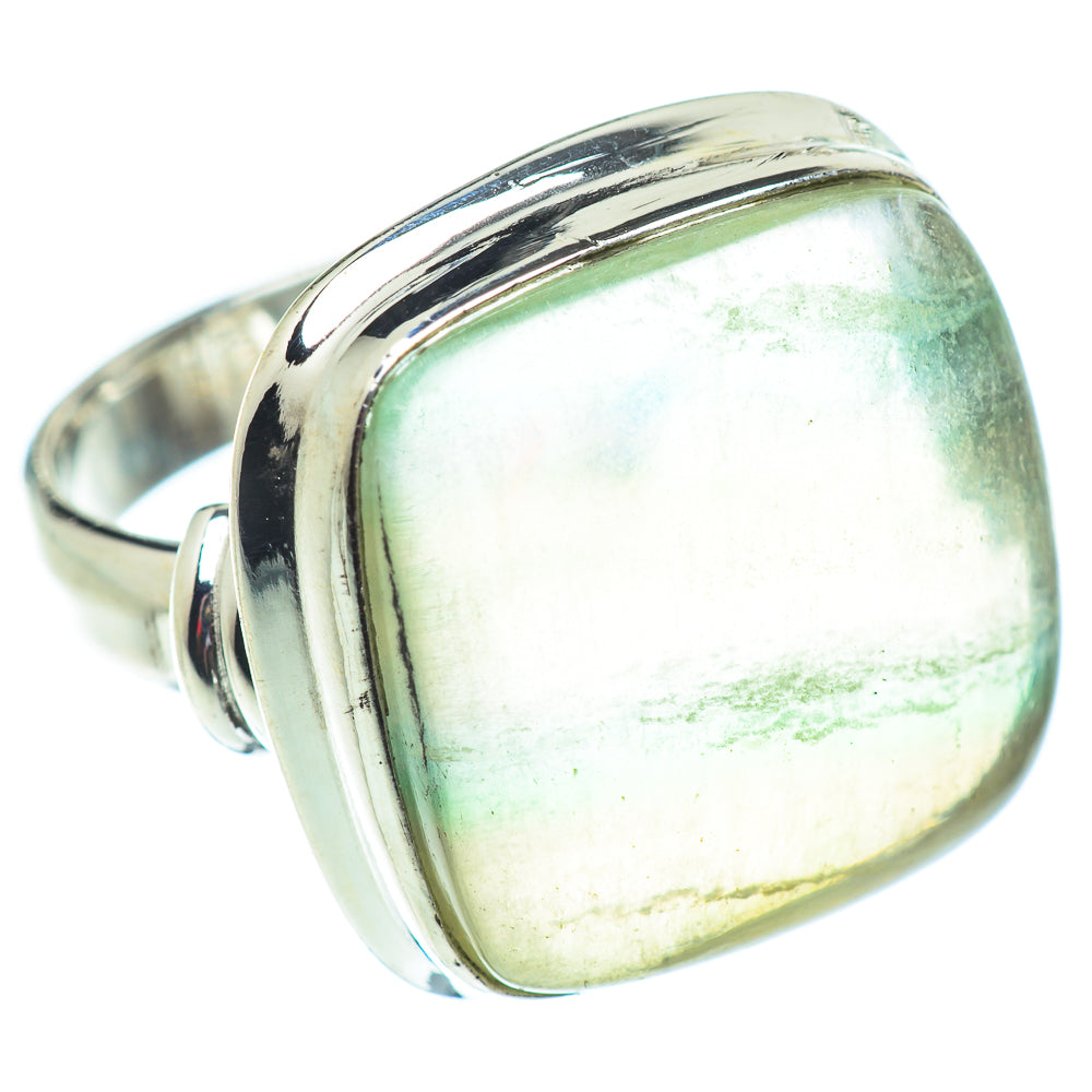 Green Fluorite Rings handcrafted by Ana Silver Co - RING54714