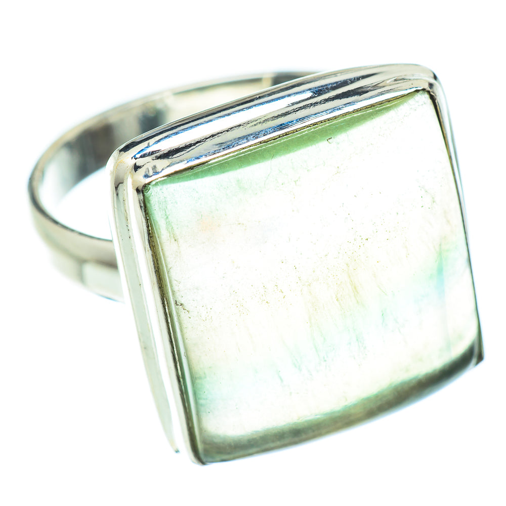Green Fluorite Rings handcrafted by Ana Silver Co - RING54715