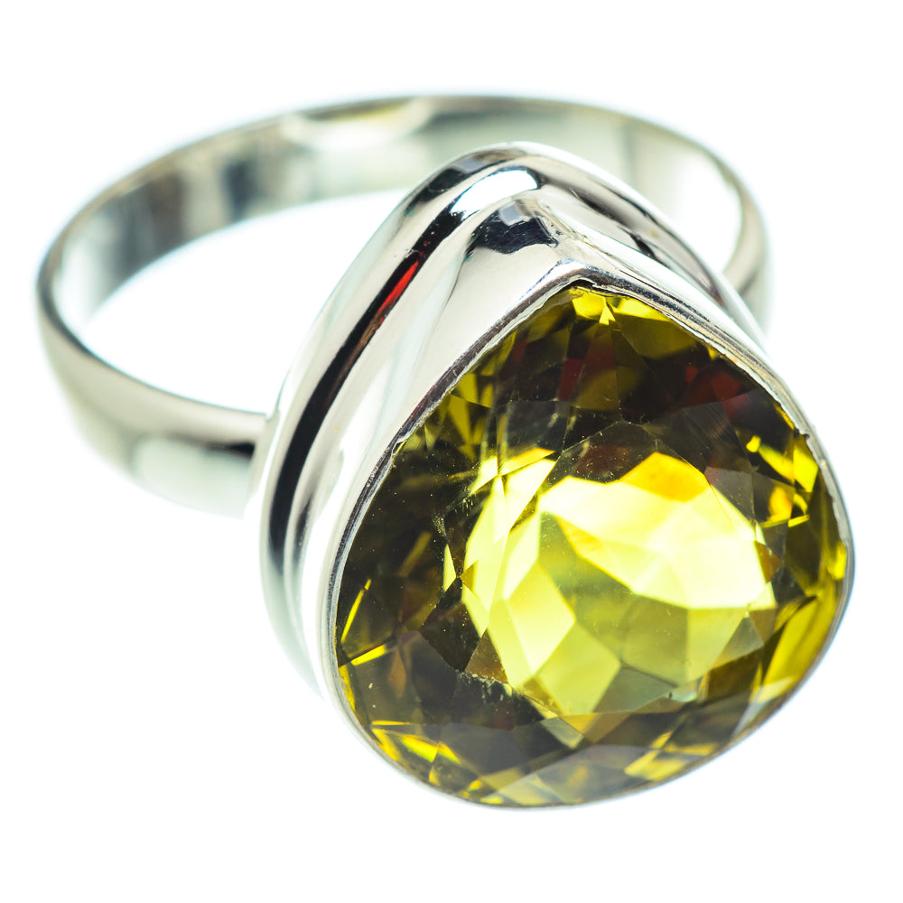 Olive Quartz Rings handcrafted by Ana Silver Co - RING54778