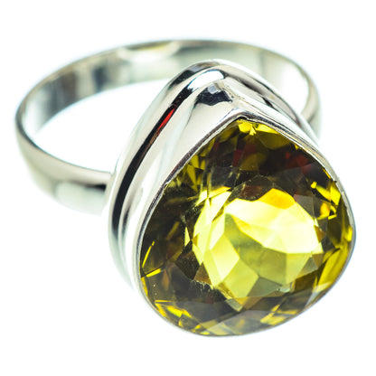 Olive Quartz Rings handcrafted by Ana Silver Co - RING54778