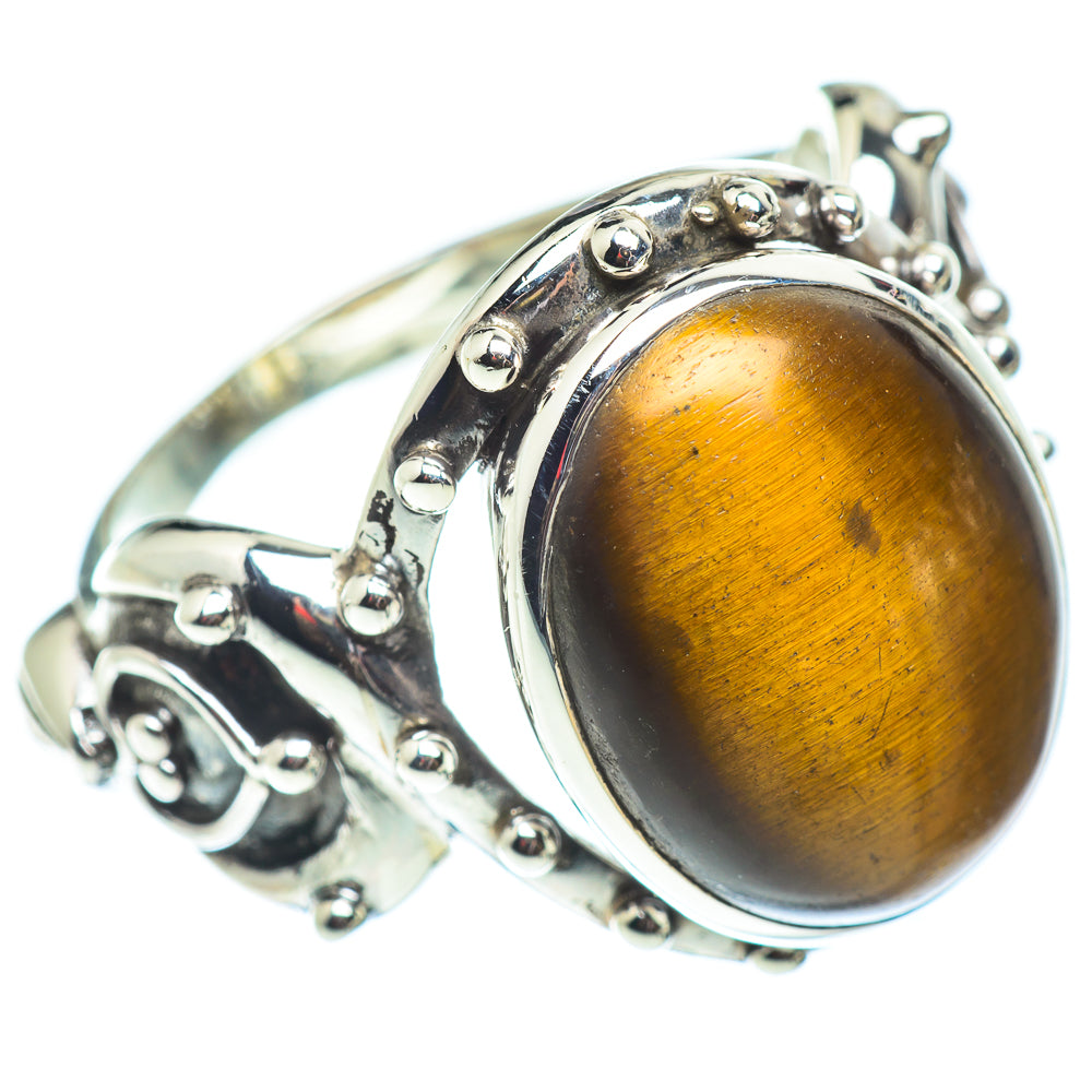 Tiger Eye Rings handcrafted by Ana Silver Co - RING54817