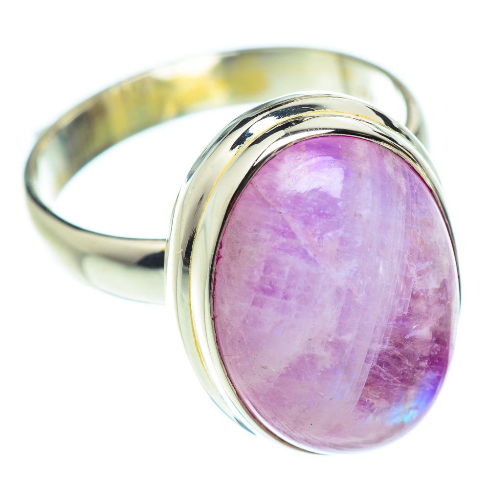 Pink Moonstone Rings handcrafted by Ana Silver Co - RING54820
