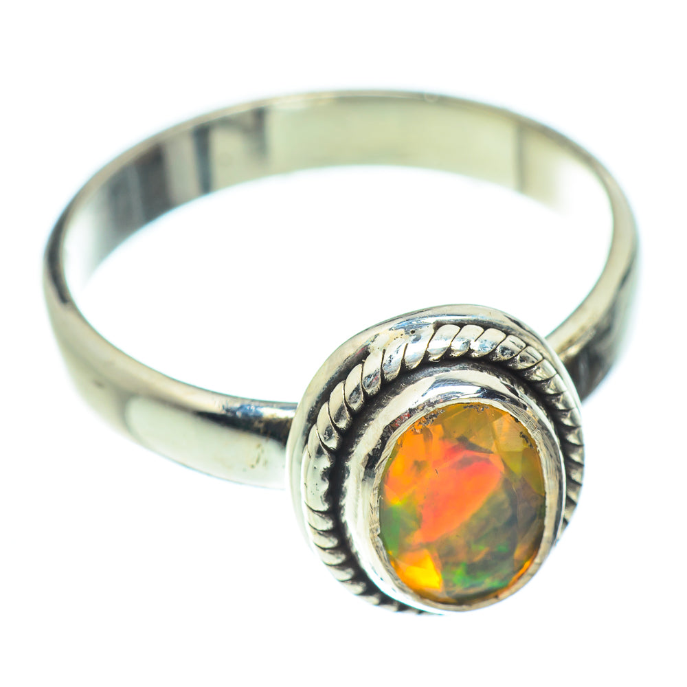 Ethiopian Opal Rings handcrafted by Ana Silver Co - RING54831