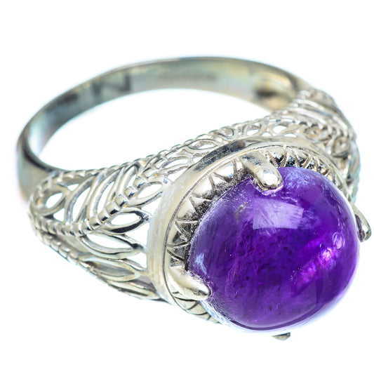 Amethyst Rings handcrafted by Ana Silver Co - RING54874