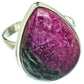 Ruby Zoisite Rings handcrafted by Ana Silver Co - RING54916