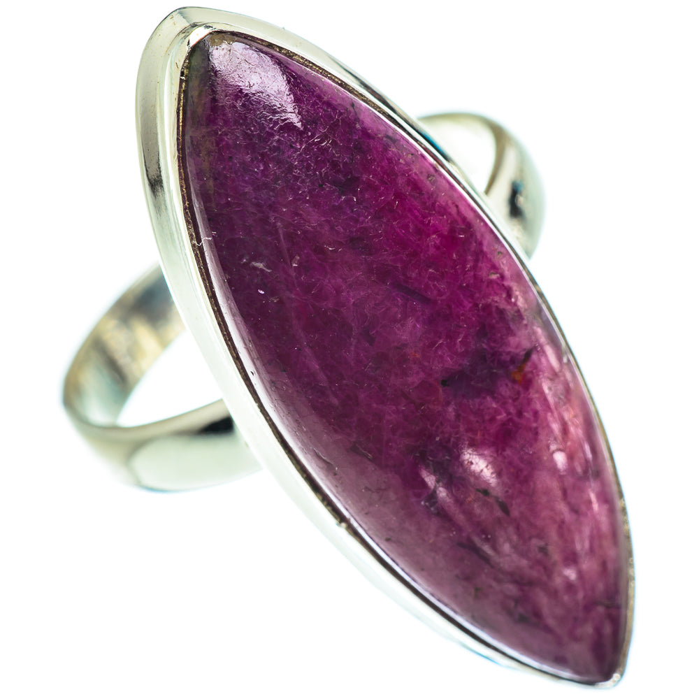 Ruby Fuchsite Rings handcrafted by Ana Silver Co - RING54917