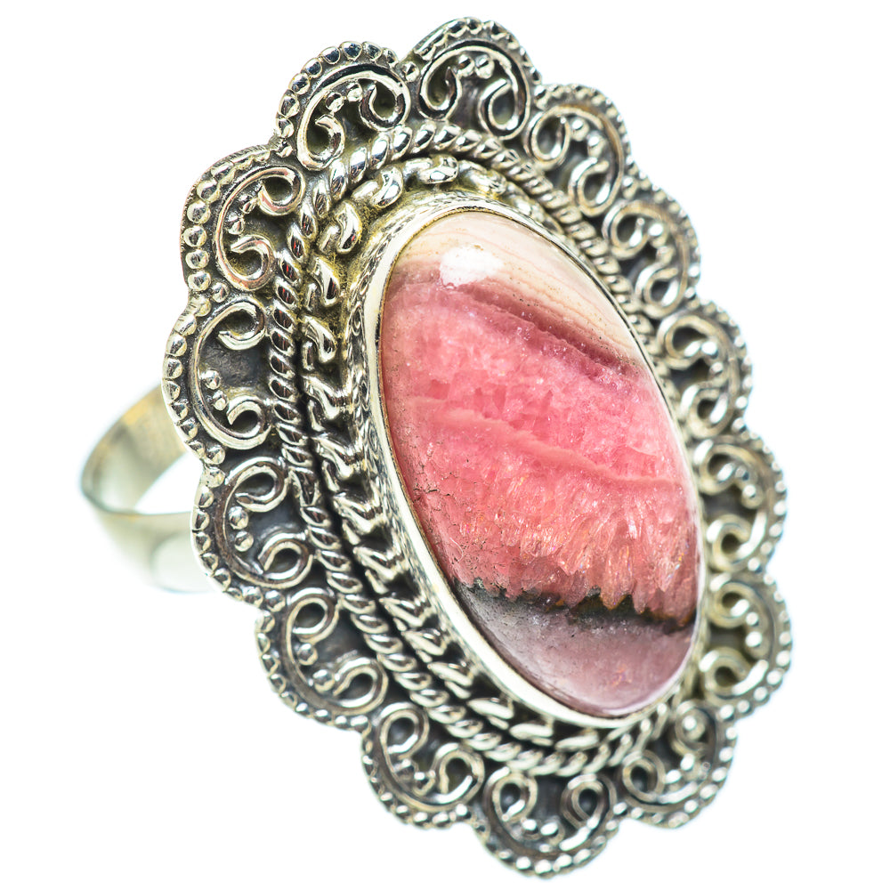 Rhodonite Rings handcrafted by Ana Silver Co - RING54968