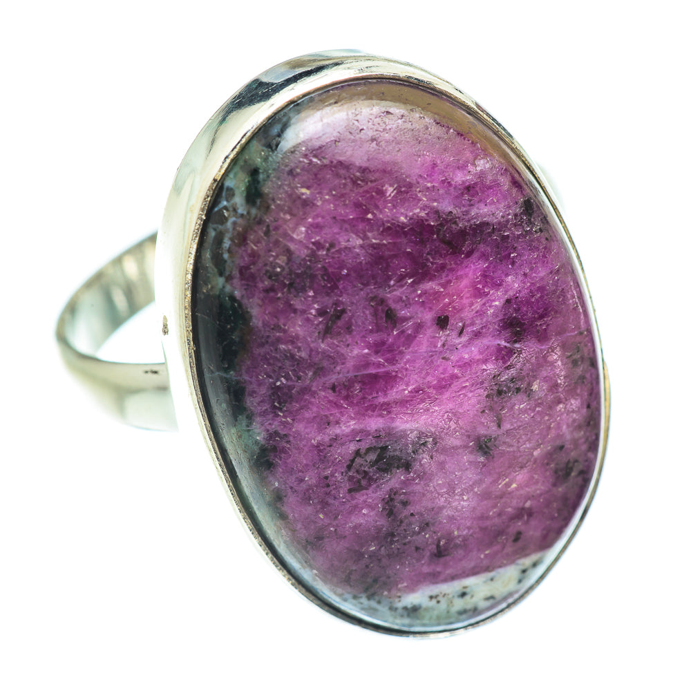 Ruby Zoisite Rings handcrafted by Ana Silver Co - RING54969