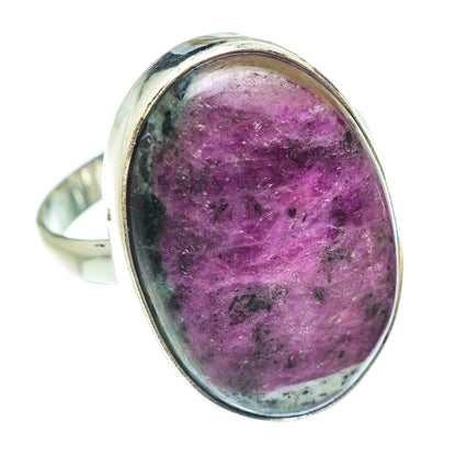 Ruby Zoisite Rings handcrafted by Ana Silver Co - RING54969