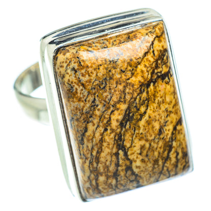 Picture Jasper Rings handcrafted by Ana Silver Co - RING55021