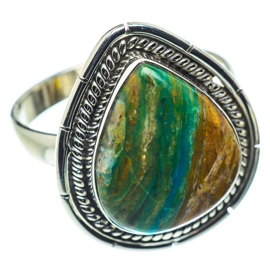 Peruvian Opal Rings handcrafted by Ana Silver Co - RING55031