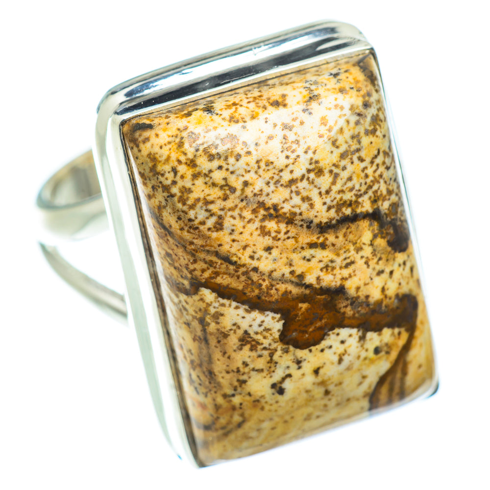 Picture Jasper Rings handcrafted by Ana Silver Co - RING55047