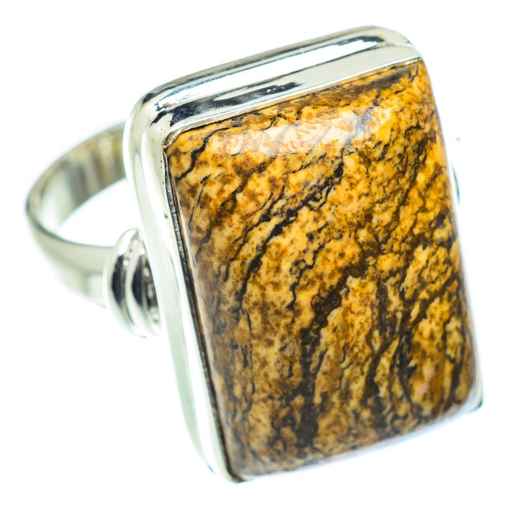 Picture Jasper Rings handcrafted by Ana Silver Co - RING55174